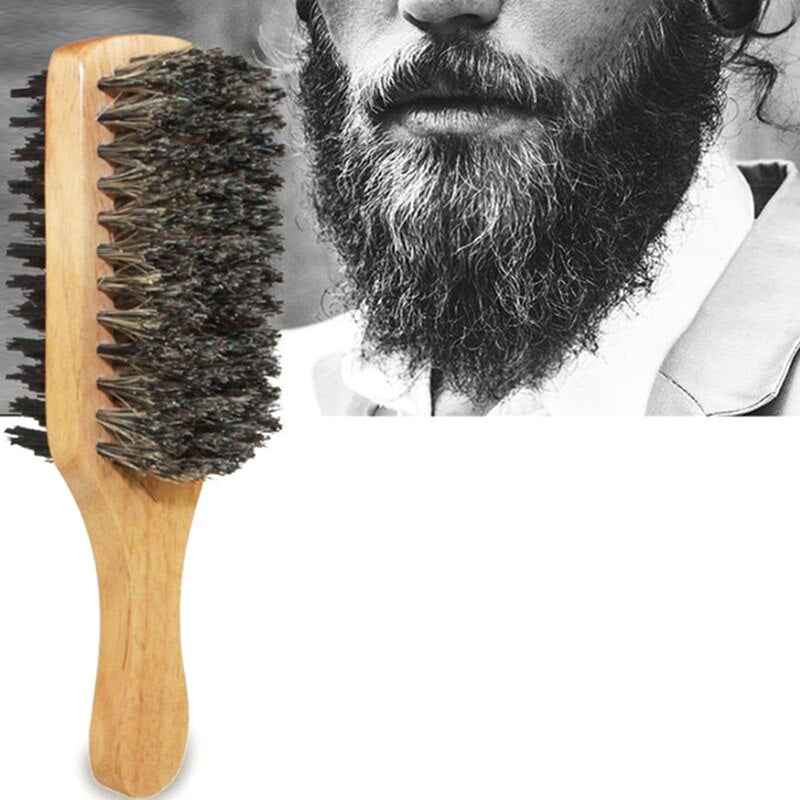 Skägg Borste med vildsvin hår